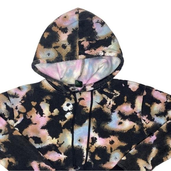 Wild Fable Oversized Tie Die Cropped Cozy Hoodie Sz XS - Picture 3 of 6